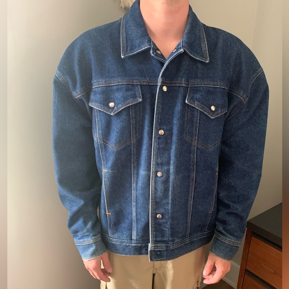 Men’s vintage denim jacket size large - Picture 1 of 5